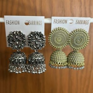 Indian style earring - set of 2